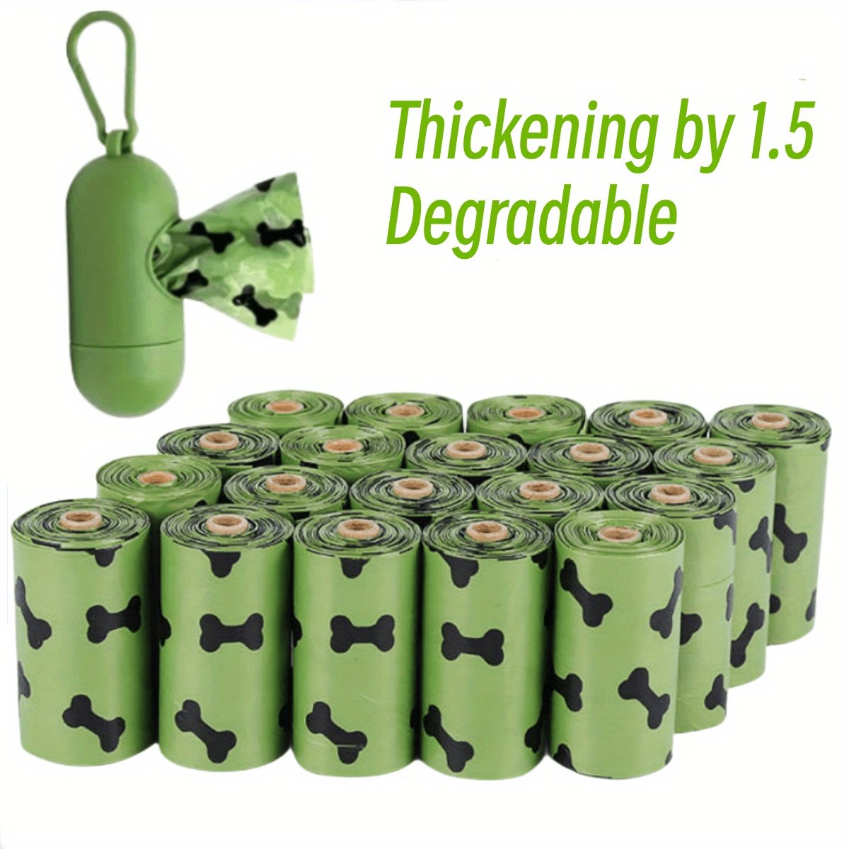 Biodegradable Dog Poop Bags & Dispenser – Thick, Leak‑Proof & Eco‑Friendly - Image 8
