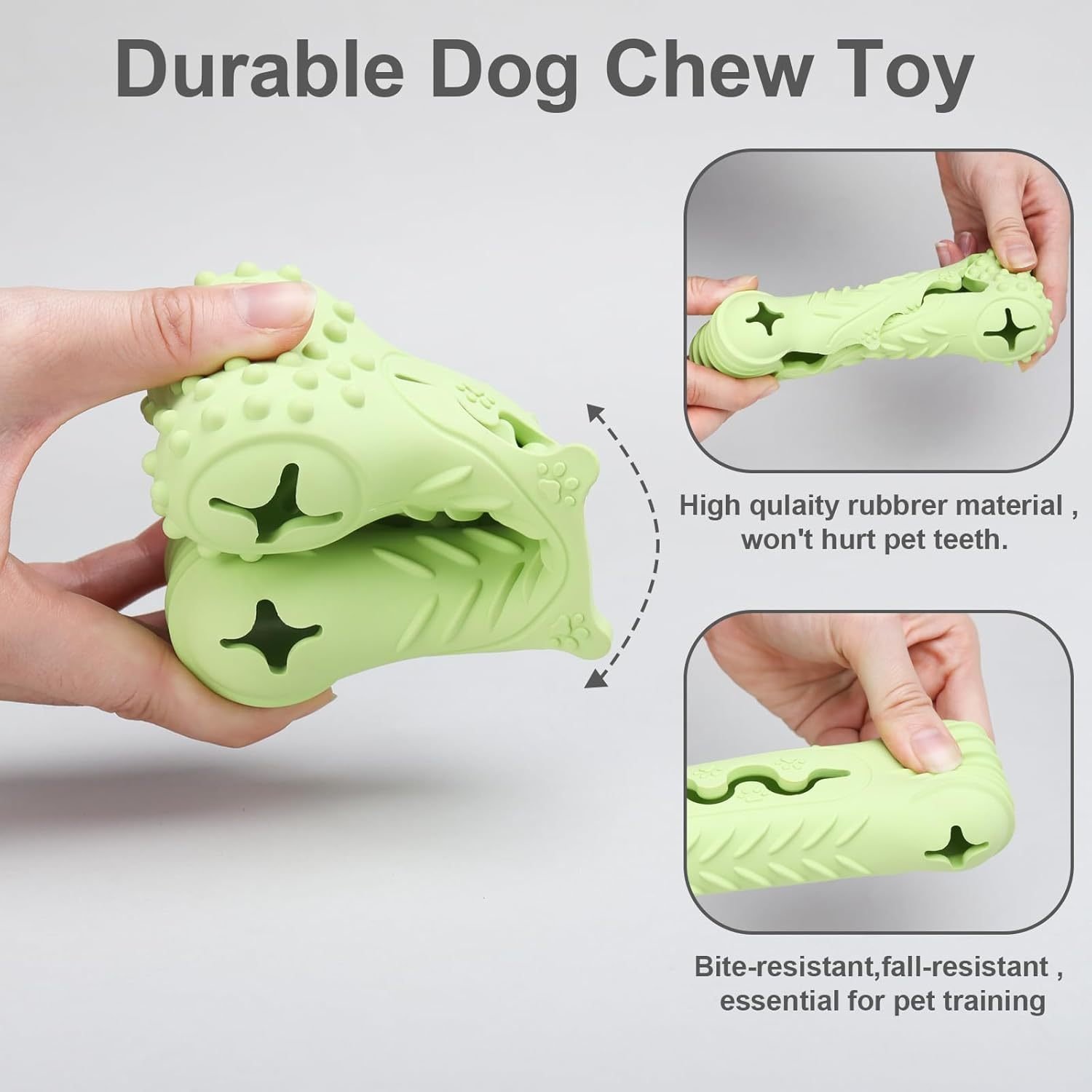 Durable Dog Chew Toy – Bone Shape for Aggressive Chewers, Cleans Teeth & Massages Gums - Image 10