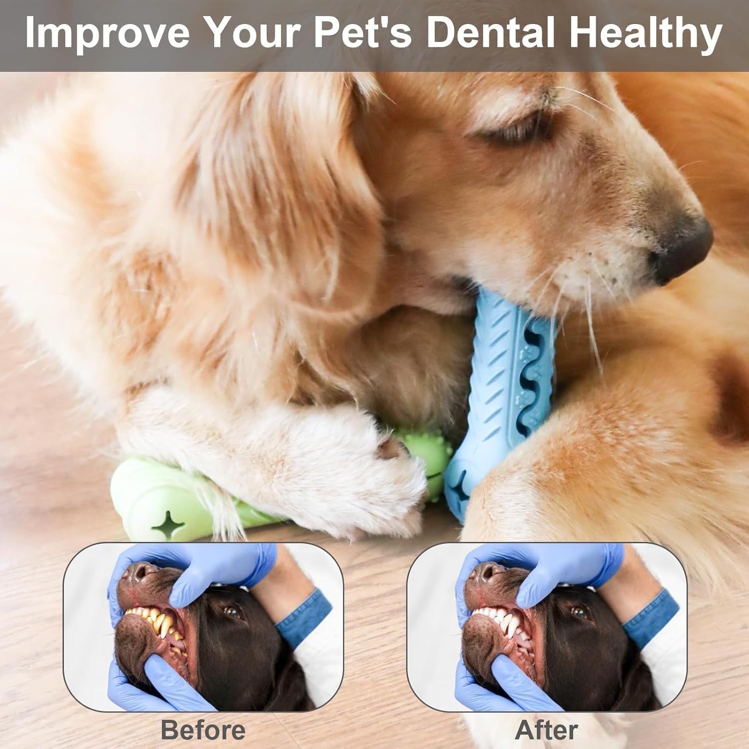 Durable Dog Chew Toy – Bone Shape for Aggressive Chewers, Cleans Teeth & Massages Gums - Image 9
