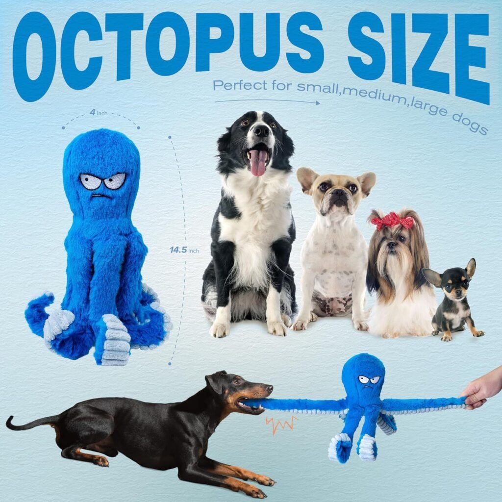 Interactive Plush Dog Chew Toy