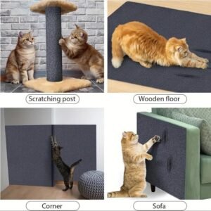 Self-Adhesive Cat Scratch Pad – Sofa & Furniture Protector