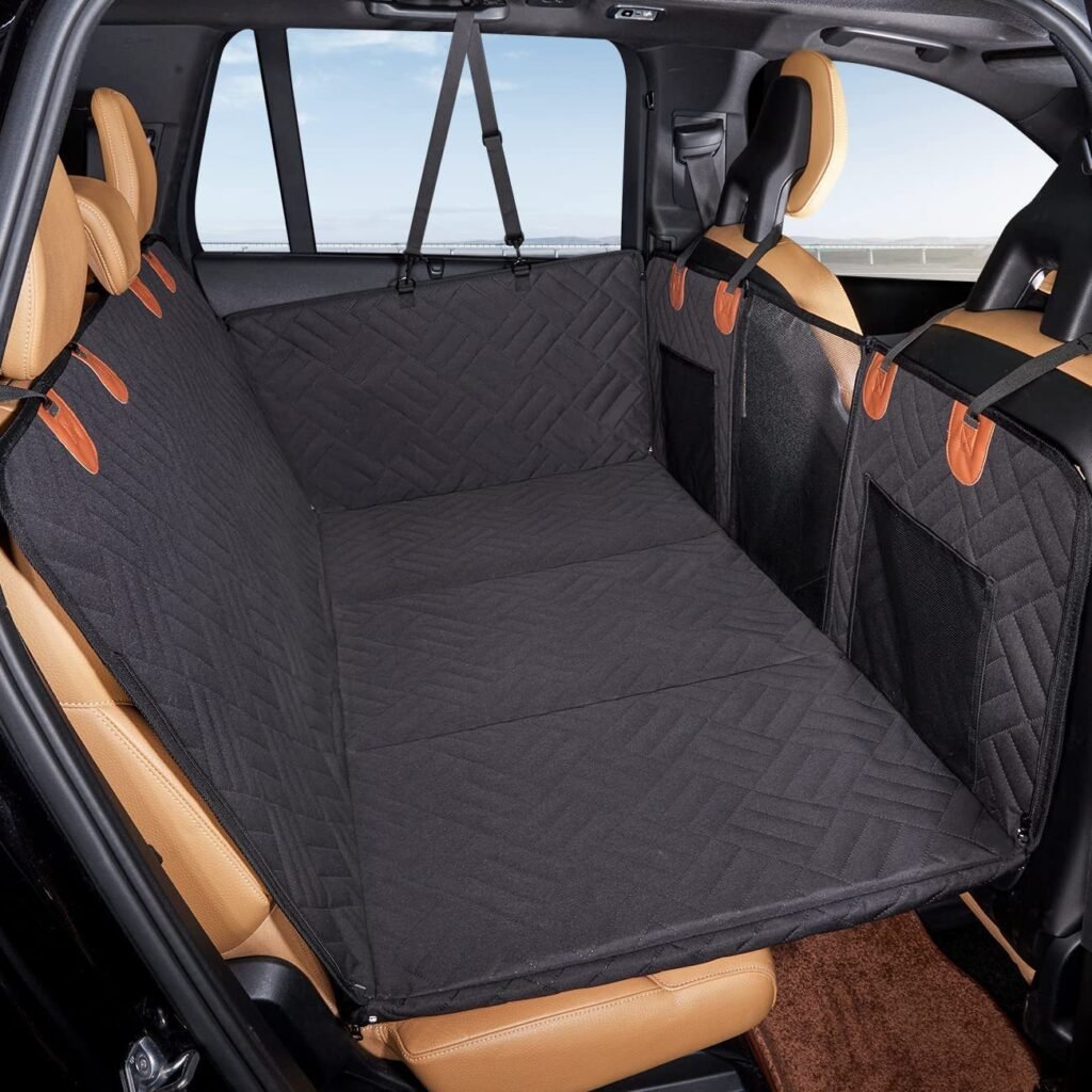 Waterproof Rear Car Pet Seat Cover – Dirt & Fur Protection for Dogs