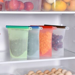 Reusable Silicone Food Storage Bags | Leakproof, Freezer-Safe & Plastic-Free