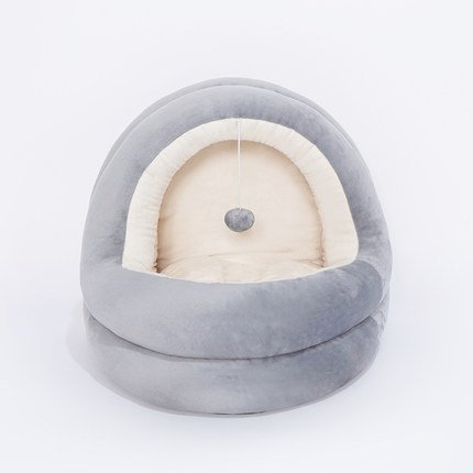 Luxury Cat Bed House for Indoor Cats – Soft Plush Kitten Sofa - Image 2
