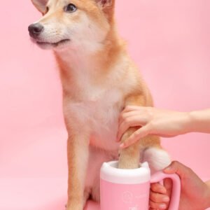 Pet Paw Cleaner Press-to-Spin - 360ยฐ Rotating Silicone Mud Washer Cup