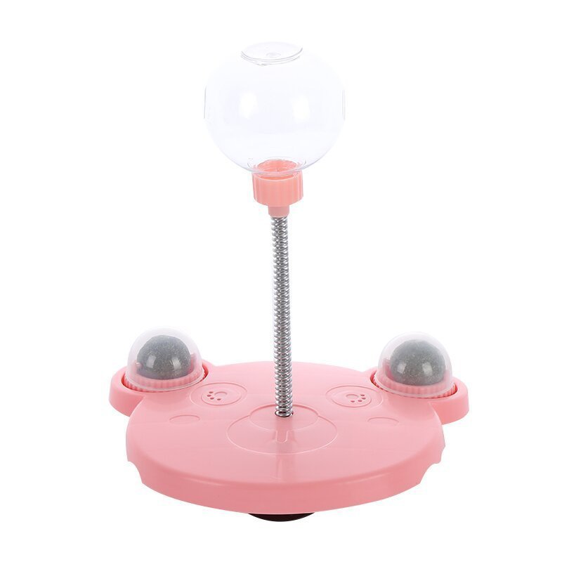 Self-Playing Cat Toy - Interactive Tumbler Treat Dispenser, Swing Feeder Puzzle Toys for Cat Playing & Slow Feeding - Image 9