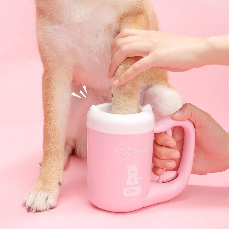 Pet Paw Cleaner Press-to-Spin - 360° Rotating Silicone Mud Washer Cup - Image 2
