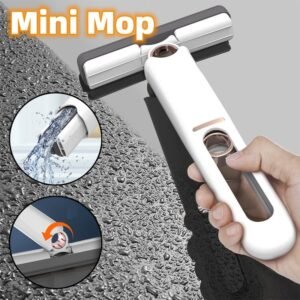 Portable Mini Handheld Sponge Squeeze Mop – Portable Squeeze Cleaner for Home & Car